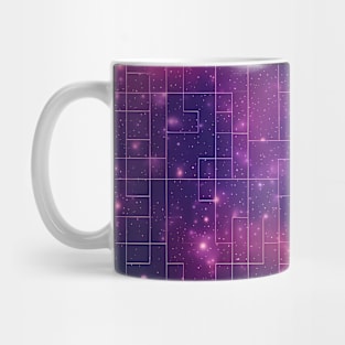 Violet Stars - Infinite Nebula Seamless Pattern Mug